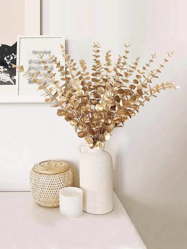 Buy - 10pcs Artificial Eucalyptus Leaves For Home - Babylon