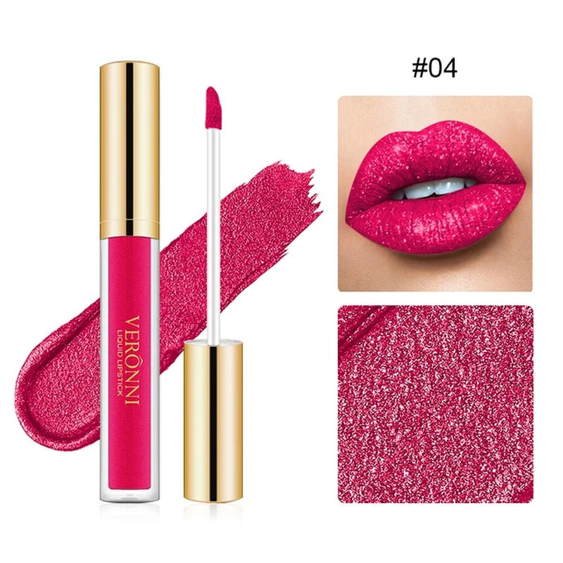 Buy - 15 - Color Shimmering Diamond Liquid Lipsticks - Long - Lasting Waterproof Gloss - Babylon