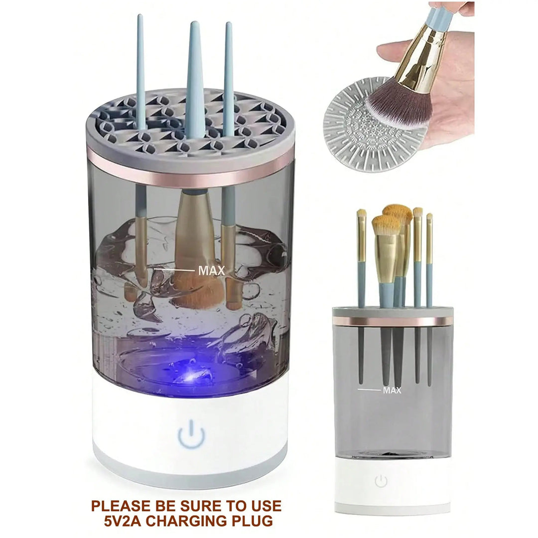 Buy - 3-in-1 Automatic Makeup Brush Cleaning and Drying Stand - Babylon