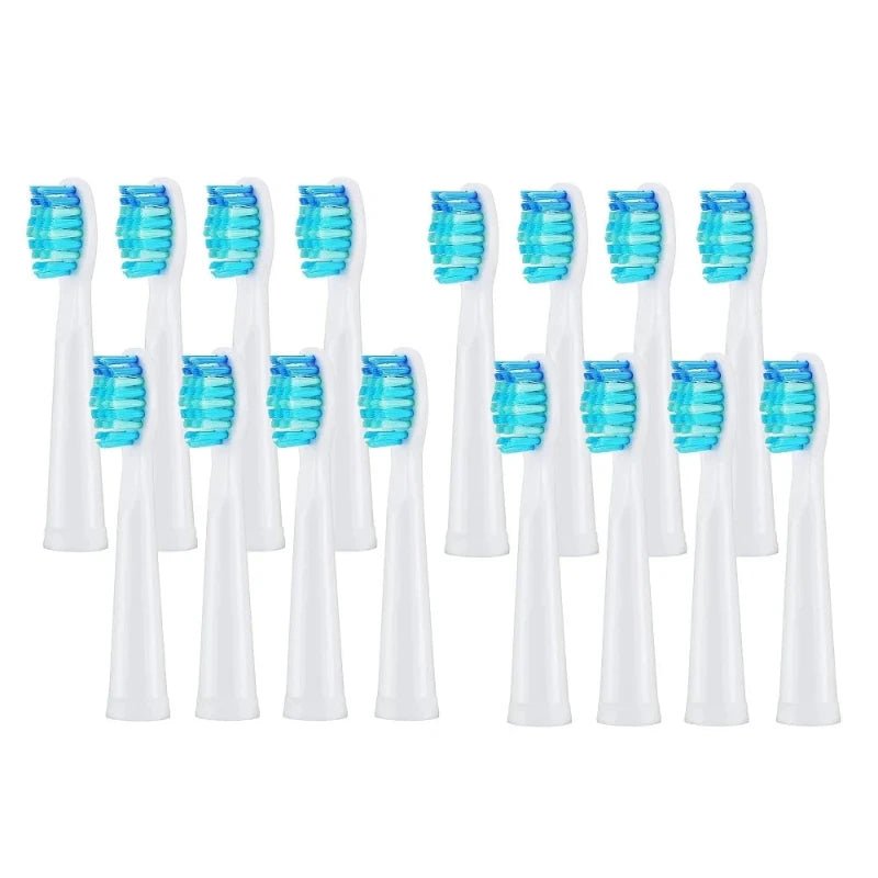 4/8/12/16 Pcs Dupont Bristle Replacement Heads for Seago & Fairywill Electric Toothbrush - Babylon