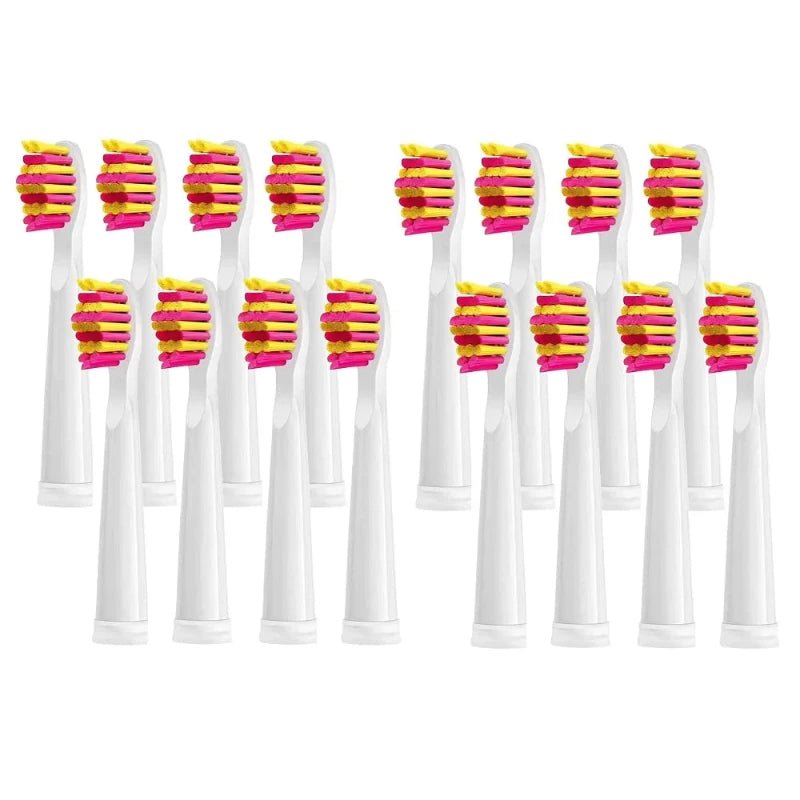 4/8/12/16 Pcs Dupont Bristle Replacement Heads for Seago & Fairywill Electric Toothbrush - Babylon