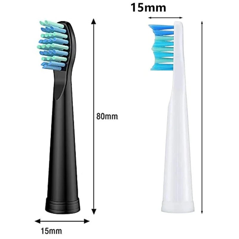 4/8/12/16 Pcs Dupont Bristle Replacement Heads for Seago & Fairywill Electric Toothbrush - Babylon