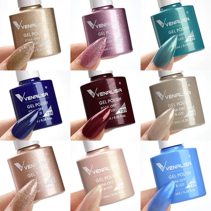 Venalisa VIP4 Soak Off UV LED Nail Gel Polish 7.5ml - Full Coverage, Super Texture - Babylon