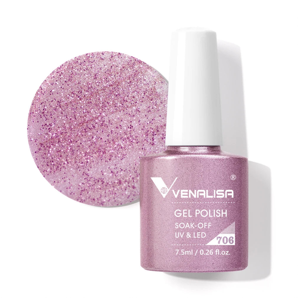 Venalisa VIP4 Soak Off UV LED Nail Gel Polish 7.5ml - Full Coverage, Super Texture - Babylon