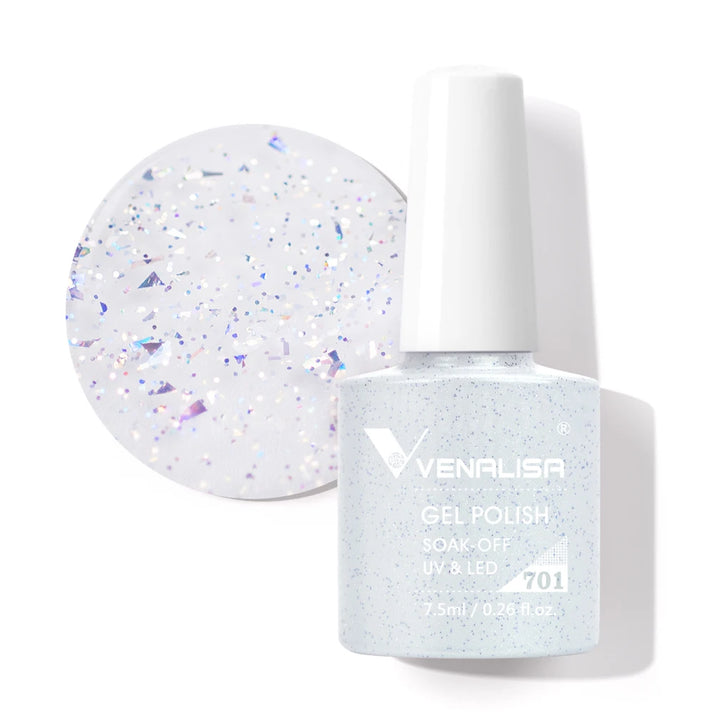 Venalisa VIP4 Soak Off UV LED Nail Gel Polish 7.5ml - Full Coverage, Super Texture - Babylon