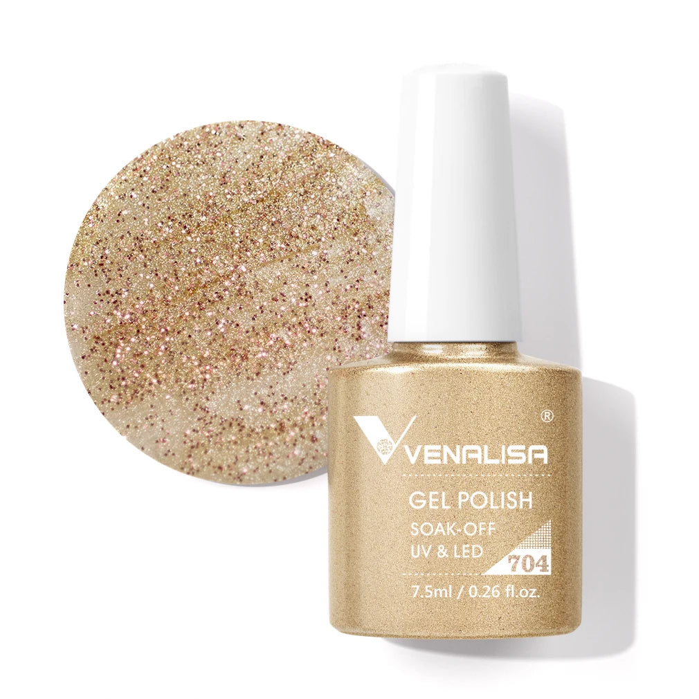 Venalisa VIP4 Soak Off UV LED Nail Gel Polish 7.5ml - Full Coverage, Super Texture - Babylon