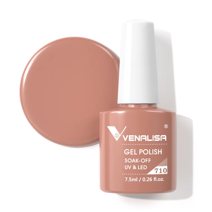 Venalisa VIP4 Soak Off UV LED Nail Gel Polish 7.5ml - Full Coverage, Super Texture - Babylon