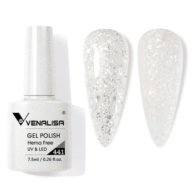 Venalisa VIP4 Soak Off UV LED Nail Gel Polish 7.5ml - Full Coverage, Super Texture - Babylon