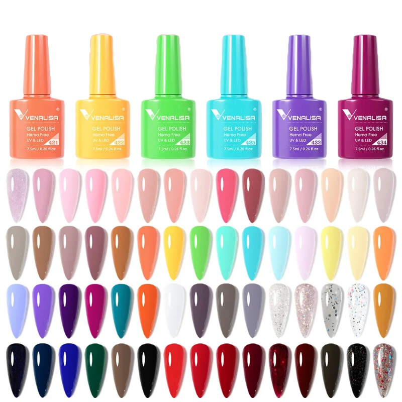 Venalisa VIP4 Soak Off UV LED Nail Gel Polish 7.5ml - Full Coverage, Super Texture - Babylon