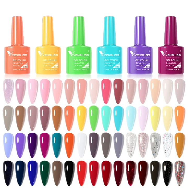 Venalisa VIP4 Soak Off UV LED Nail Gel Polish 7.5ml - Full Coverage, Super Texture - Babylon