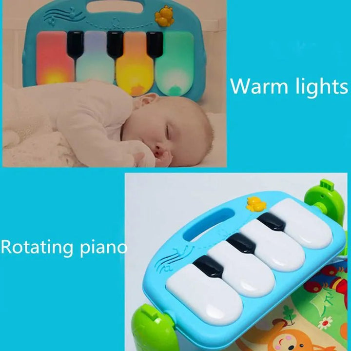 Buy - Baby Music Puzzle Play Mat: Educational Keyboard Carpet with Rack Toys for Infant Fitness and Crawling - Babylon