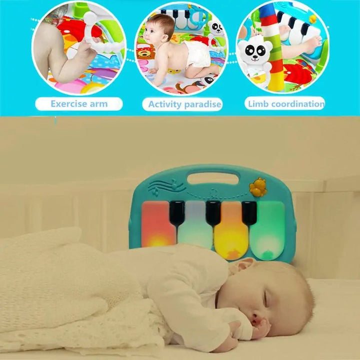 Buy - Baby Music Puzzle Play Mat: Educational Keyboard Carpet with Rack Toys for Infant Fitness and Crawling - Babylon