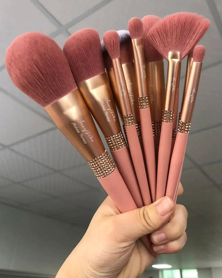 Belle&Rose Pink Sunset Brush Set - Babylon