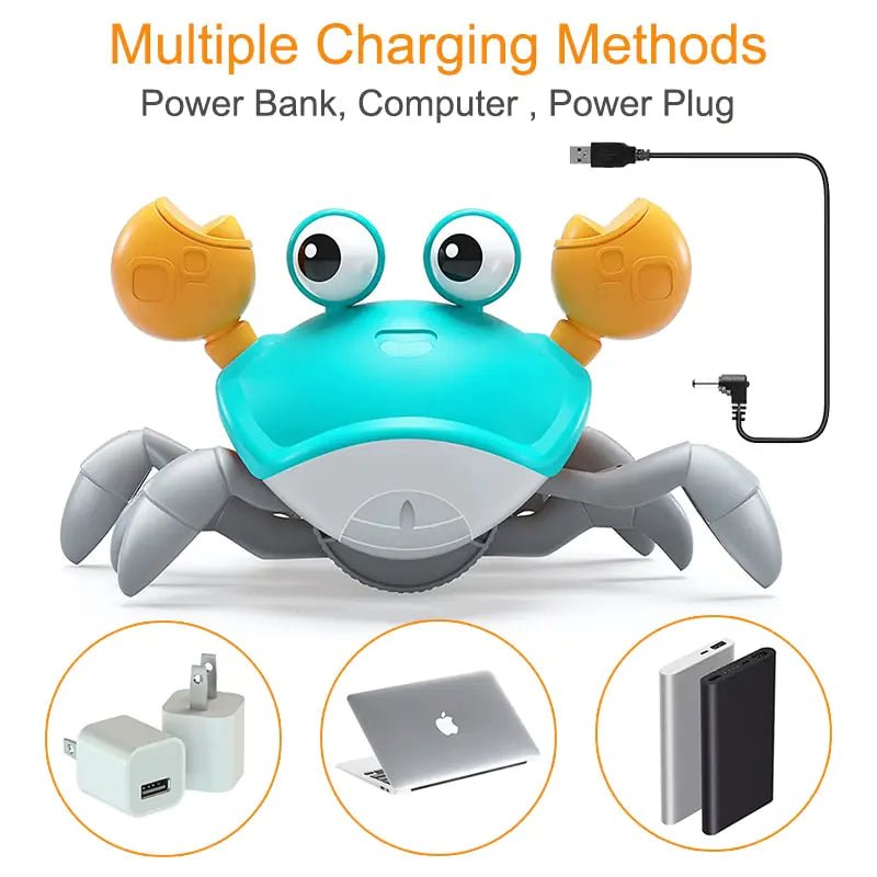 Buy - Cute Sensing Crawling Crab Baby Toys Interactive - Babylon