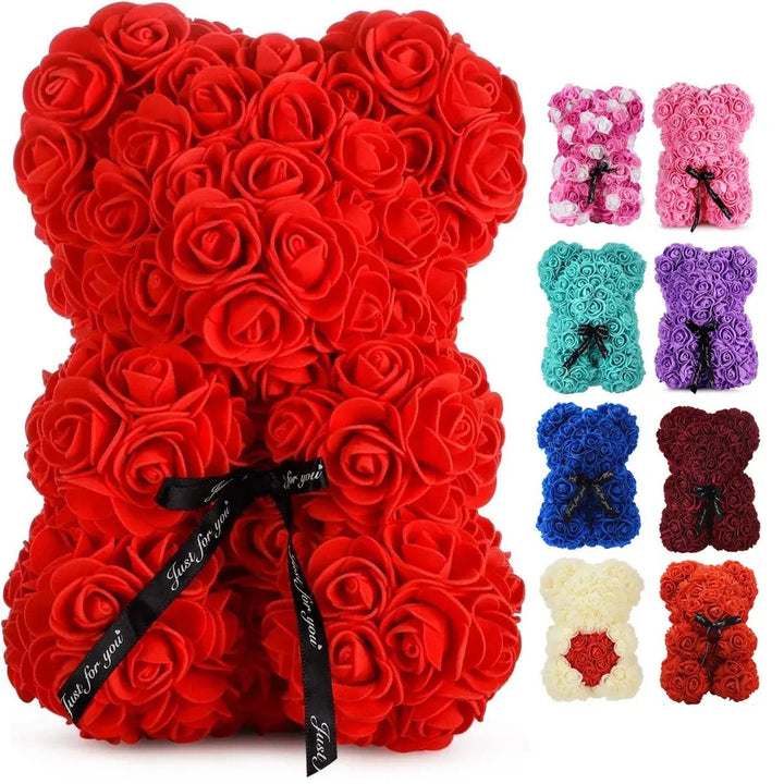 Flower Eternal Rose Teddy Bear - Babylon