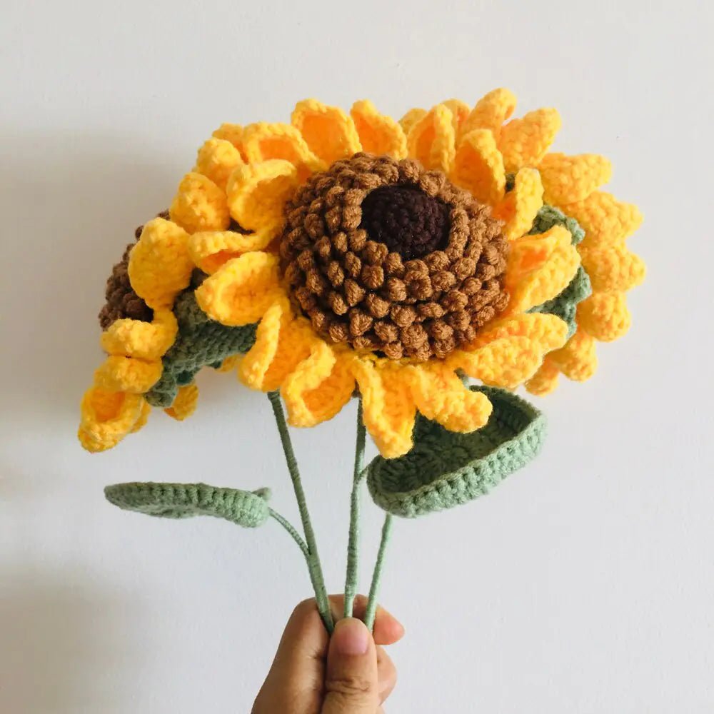 Buy - Handmade Crochet Sunflower For Home Decor - Babylon