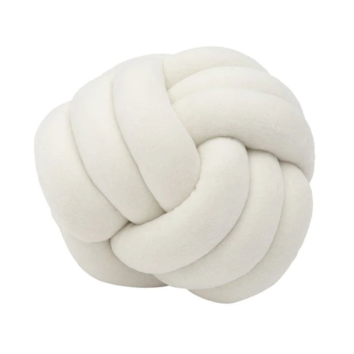 Buy - Handmade Knot Ball Cushion - 7.9" Soft Plush Bedroom Decor - Babylon