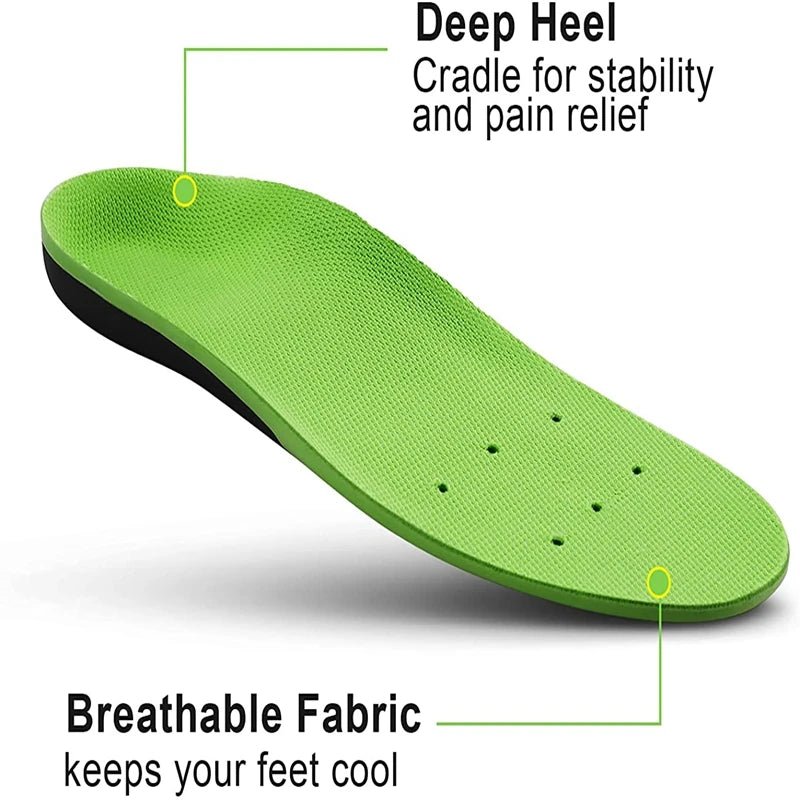 Buy - High Arch Support Insoles - Orthopedic Shoe Inserts for Plantar Fasciitis Pain Relief, Flat Feet and Arch Support Pad - Babylon