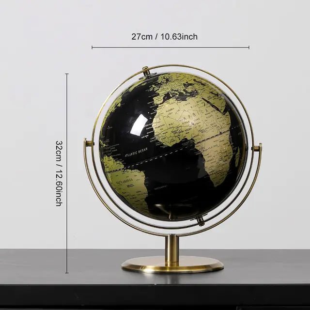 Buy - Home Decor World Globe Retro Map Globe Office Decor Accessories - Babylon