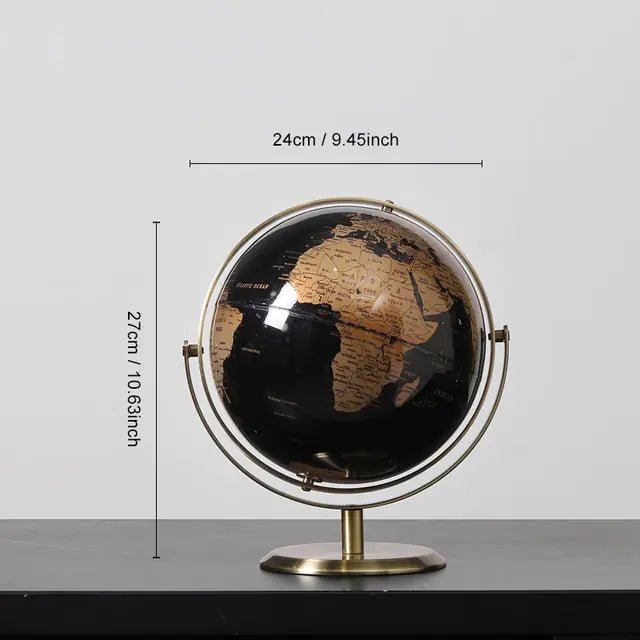 Buy - Home Decor World Globe Retro Map Globe Office Decor Accessories - Babylon