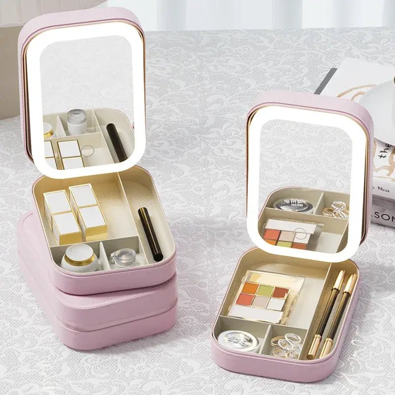 Buy - LED Mirror Makeup Storage Box - Babylon