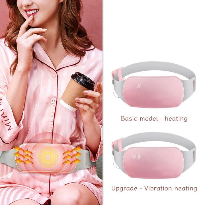 Buy - Menstrual Heating Pad – Warm Palace Waist Belt for Menstrual Pain Relief, Hot Compress Massager for Belly and Back - Babylon