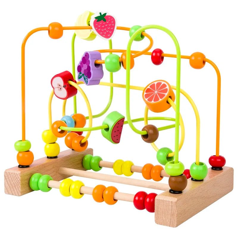 Montessori Wooden Maze Abacus Toy - Educational Learning Puzzle for Kids - Babylon