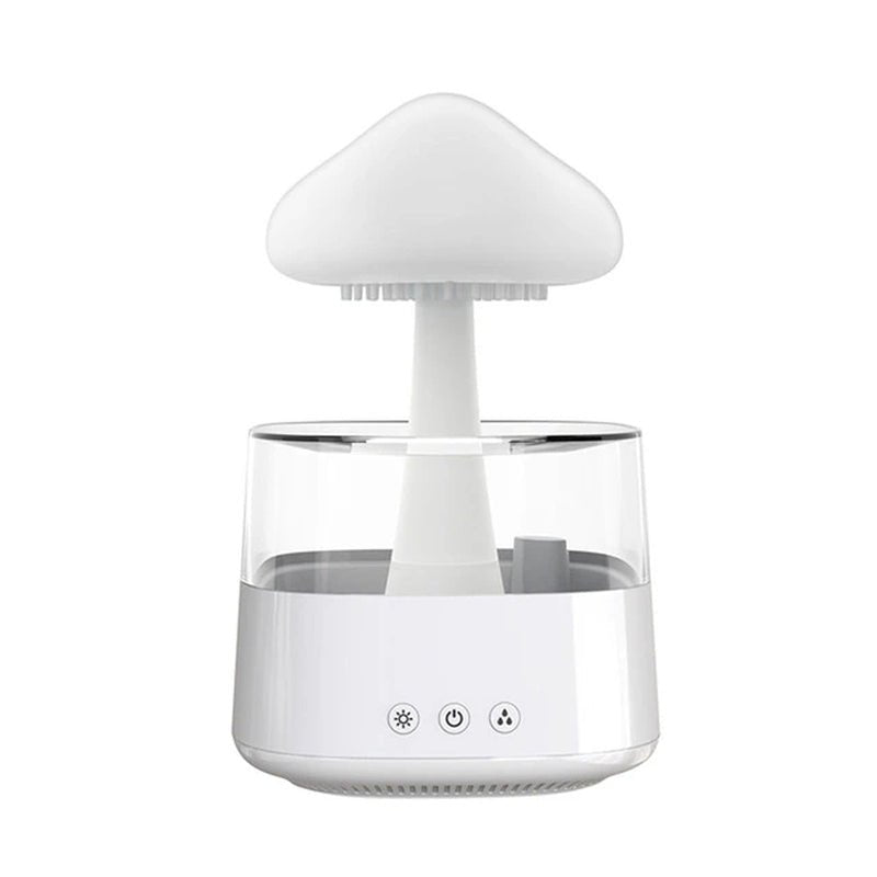 Buy - Mushroom Rain Air Humidifier Electric Aroma Diffuser Rain Cloud Smell Distributor Relax Water Drops Sounds Colorful Night Lights - Babylon