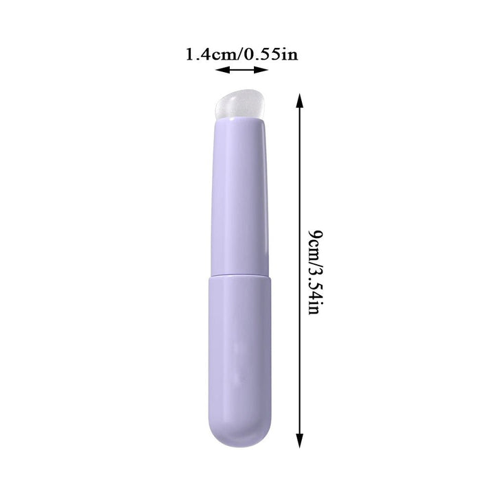 Buy - Precision Silicone Lip Brush with Cover - Angled Concealer Brush for Flawless Application - Soft, Rounded Head for Lipstick and Makeup - Babylon