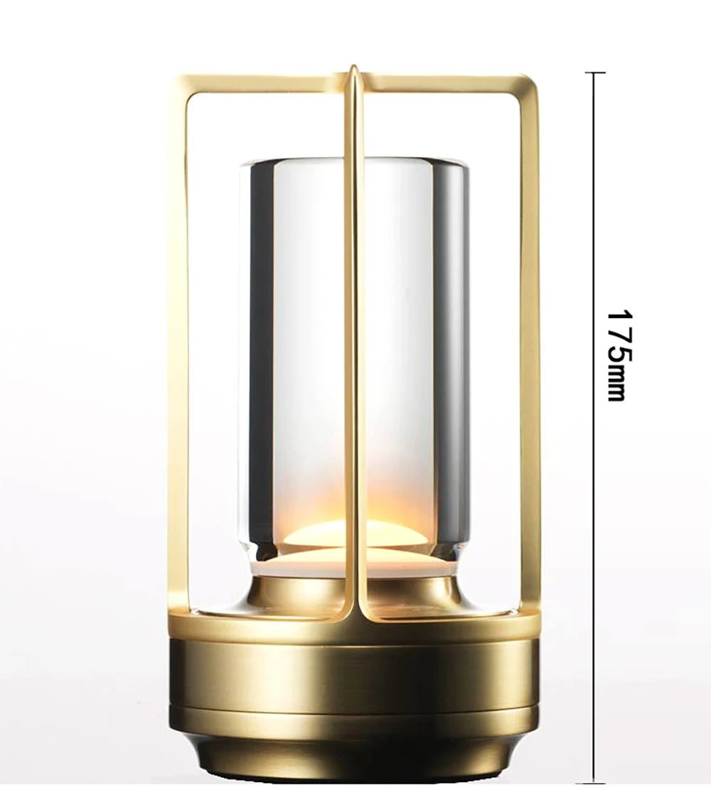 Buy - Rechargeable Crystal Lamp Bedside Table Bedroom Led Touch Table Lamp Restaurant Decoration Atmosphere Night Light - Babylon