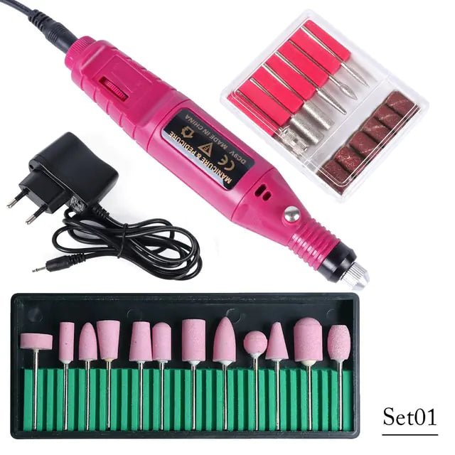 Buy - Rechargeable Electric Nail Drill Sets - Babylon
