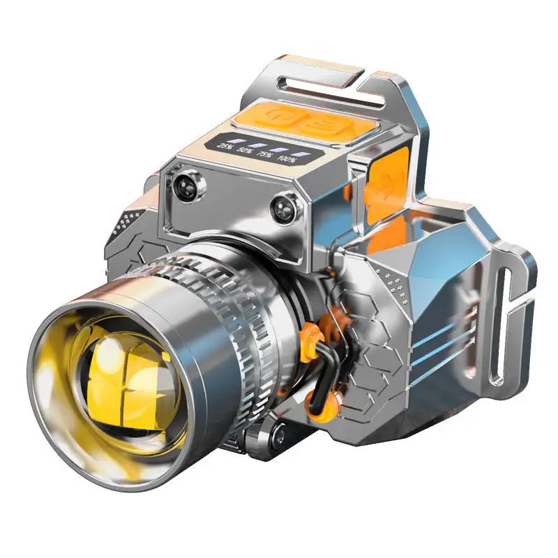 Buy - Super Bright Zoomable LED Headlamp - Ideal for Outdoor Adventures, Fishing, and Mining - Babylon