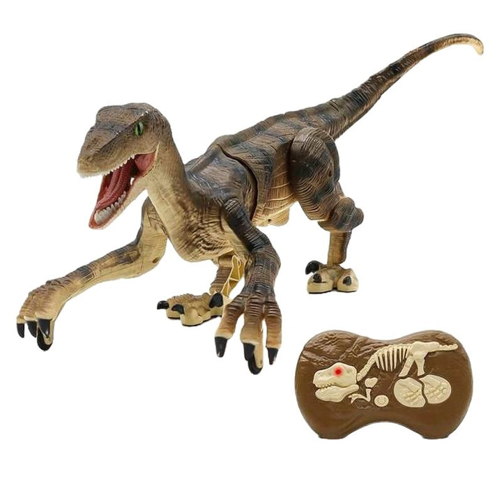 Buy - Ultimate Remote Control Dinosaur - Electric Walking Velociraptor with LED Lights and Roaring Sounds for Kids - Babylon