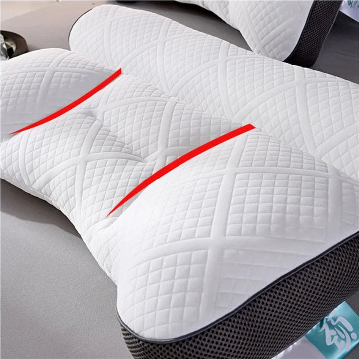 Buy - Ultra - Comfortable Ergonomic Neck Support Pillow High Elastic Soft Porosity 3D Neck Pillow to Help Sleep and Protect the Neck - Babylon