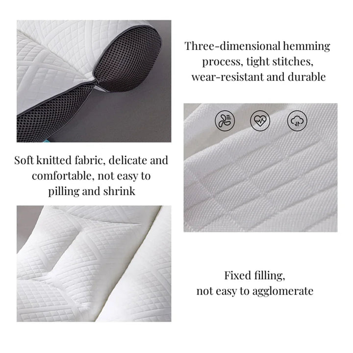 Buy - Ultra - Comfortable Ergonomic Neck Support Pillow High Elastic Soft Porosity 3D Neck Pillow to Help Sleep and Protect the Neck - Babylon
