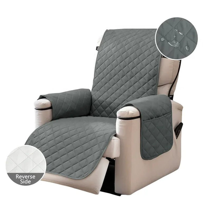 Waterproof Recliner Chair Cover - Adjustable Elastic Strap Slipcover for Armchairs, Sofa, Couch Protector - Babylon