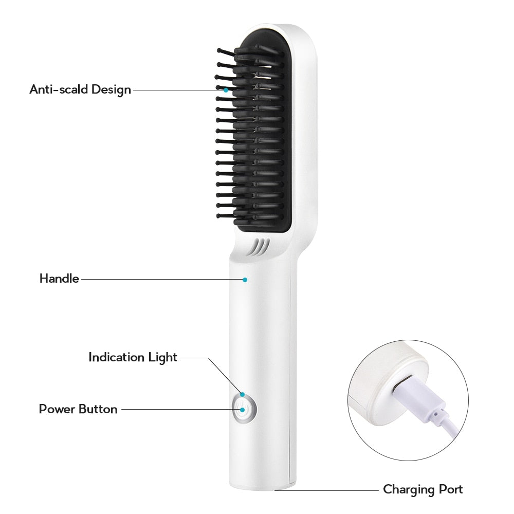 Buy - Wireless Heating Hair Styling Comb - Babylon